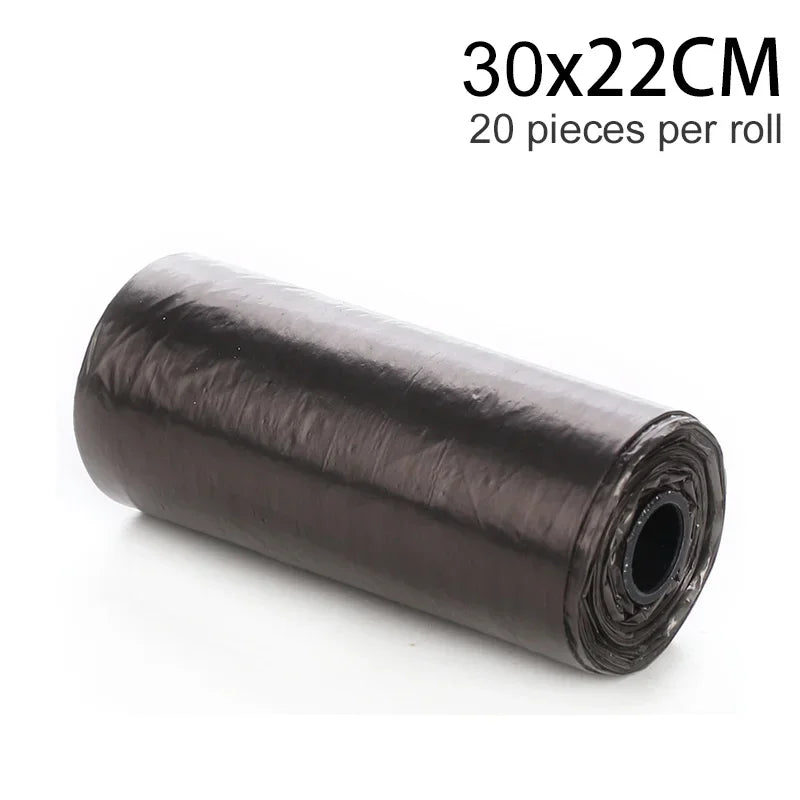 Trash bin (With Lid) Contains 60 (300) Garbage Bags, Small Car Trash Can, SUV Trash Bin, RV Trash Bin, Traveling Leak-Proof Mini Car Accessories