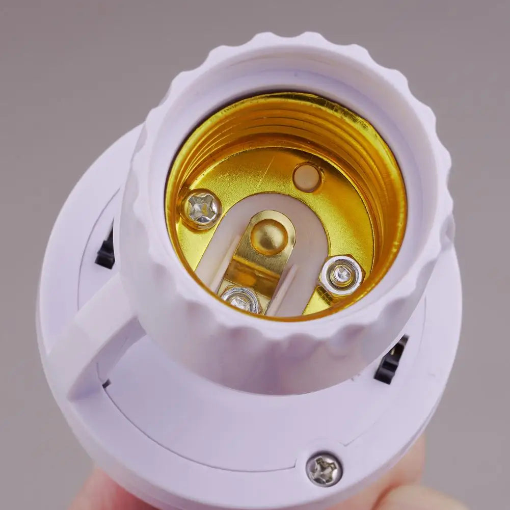 Motion Sensor Lamp Holder PIR  E27 Smart Light Bulb Holder Adapter Auto On/Off Motion Light Socket for Porch Staircase Basement