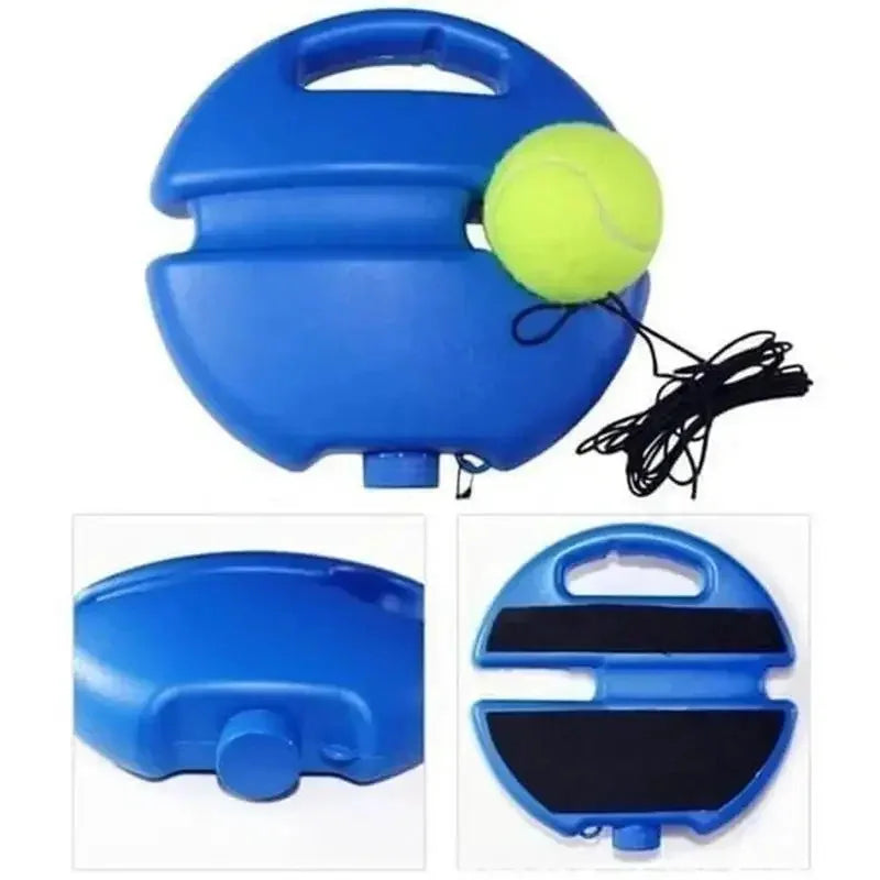 Ace Your Game! 🎾 Beginner Tennis Trainer Set with Rebounder & Ball for Solo Practice! 🏆